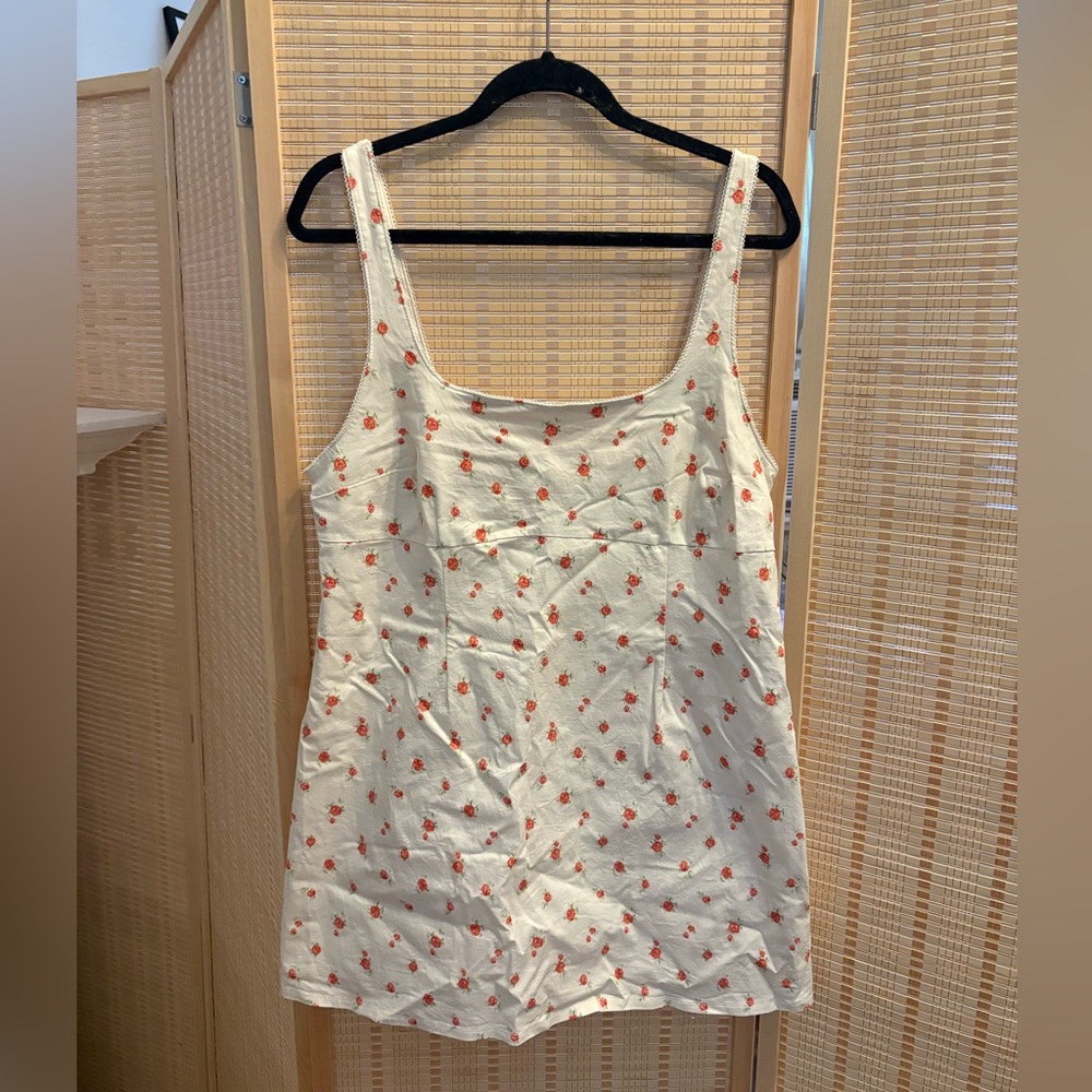 HM Floral Print Babydoll Dress